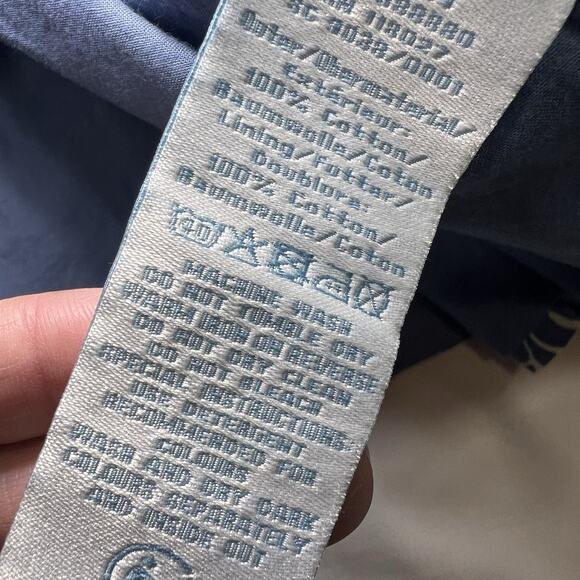 Boden Skirt Size 4R Blue White Floral A-Line Short Lined Pull-On Cotton Casual - Picture 11 of 11